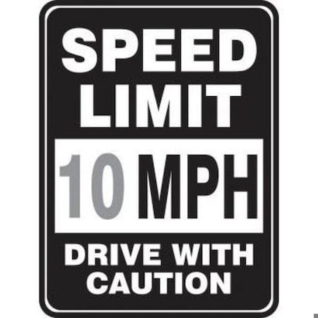 Accuform SPEED LIMIT SIGN SPEED LIMIT MPH FRR3255RA FRR3255RA